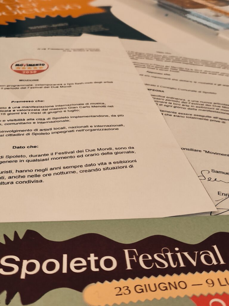 Spoleto Mozione Del M S Per Circa Giorni L Anno S Alla Cultura