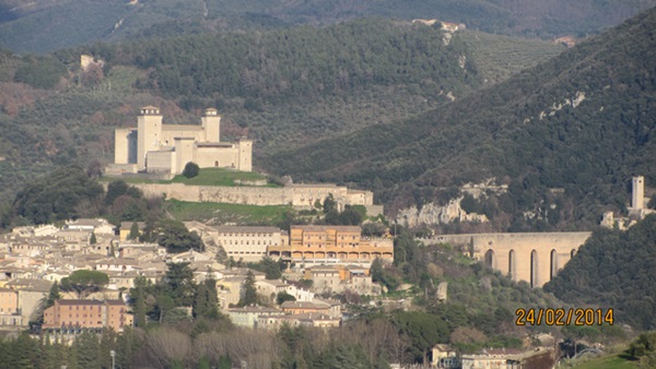 Foto del Giorno, Spoleto dall'alto di Alessandro Mosca Proietti