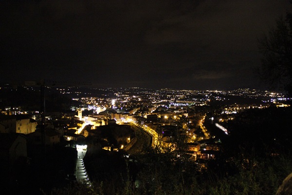 Foto del Giorno, Spoleto di notte di Alessio Pettinari