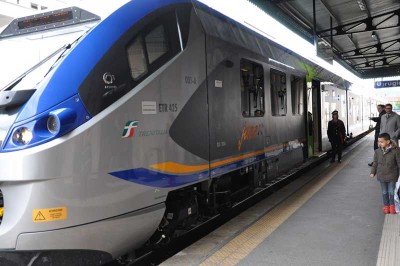 Treno Jazz a Fontivegge (foto Quotidiano dell'Umbria)