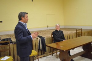 Andrea Tattatini e mons. Boccardo