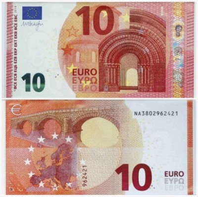 La nuova banconota da 10 euro