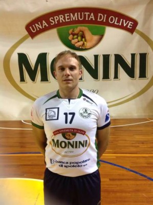 Diego Musco, secondo opposto della Monini Marconi