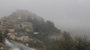 Un'immagine di ieri 23 ottobre a Castelluccio