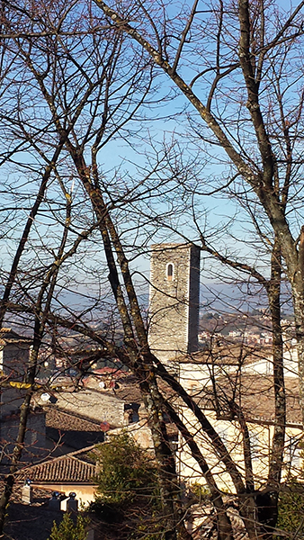 Spoleto, la foto del giorno è la torre dell'olio di Pierina Neri