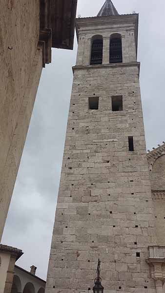 Spoleto, "Il campanile del Duomo" di Pierina Neri