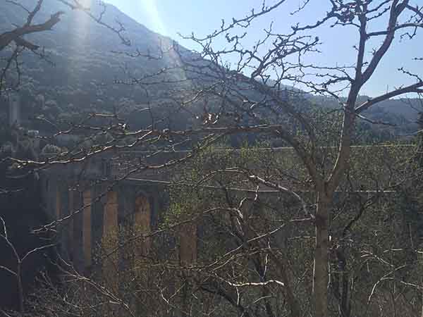 Spoleto, la foto del giorno è "Il Ponte tra le frasche" di Francesca Recchi