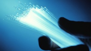 Hand Holding Fiber Optics