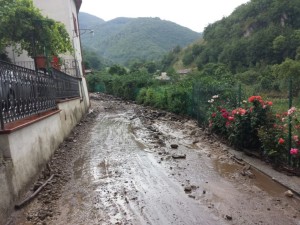 Lingua di fango a Nottoria di Norcia